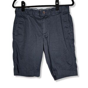 ⚡️J Crew Mens Size 29 Chino Shorts Blue Stretch  10" Inseam Preppy Normcore